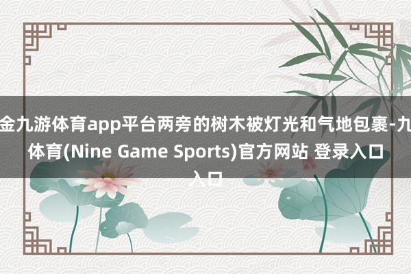 现金九游体育app平台两旁的树木被灯光和气地包裹-九游体育(Nine Game Sports)官方网站 登录入口