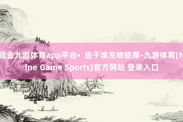 现金九游体育app平台•  由于填充物较厚-九游体育(Nine Game Sports)官方网站 登录入口